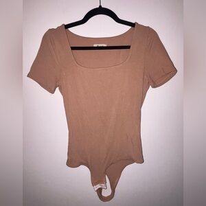 Madewell Light Brown Bodysuit